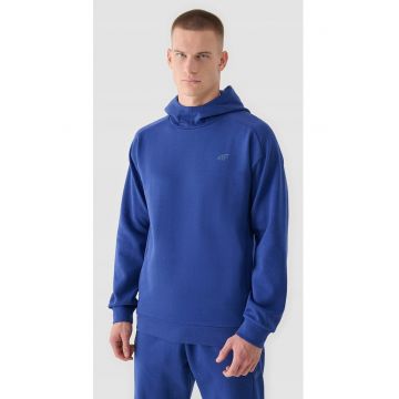 Hanorac Barbati Bleumarin  Sportstyle - Bumbac 80% - Fara Fermoar - Regular Fit - Gluga Integrata - Buzunare Laterale - AW24