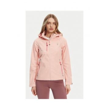 Hanorac dama  coral deschis - poliester - spandex