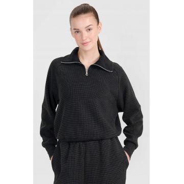 Hanorac dama  Oversized - negru - fara gluga