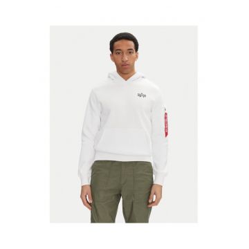 Hanorc barbati  148341 - Bumbac/Poliester - Alb - Alb