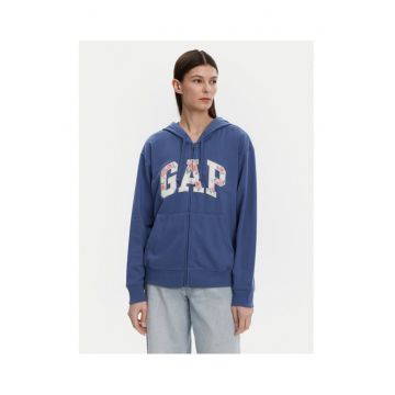 Hanorc dama  727433-06 - Bumbac/Poliester - Albastru - Albastru