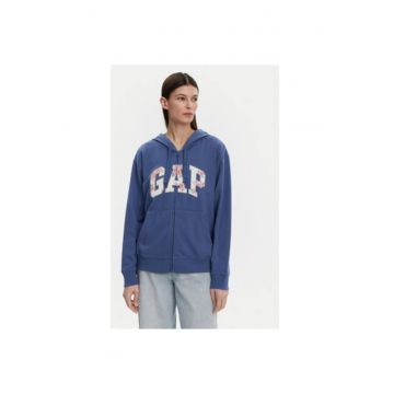 Hanorc dama  727433-06 - Bumbac/Poliester - Albastru