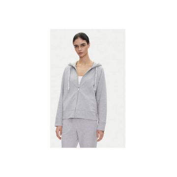 Hanorc dama  DP5J9510 - Bumbac - Gri