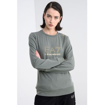 Bluza de trening cu aplicatii logo