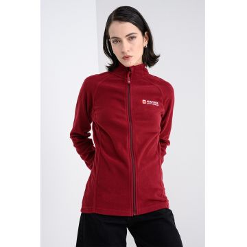 Bluza de trening cu croiala slim-fit si fermoar Tonneau