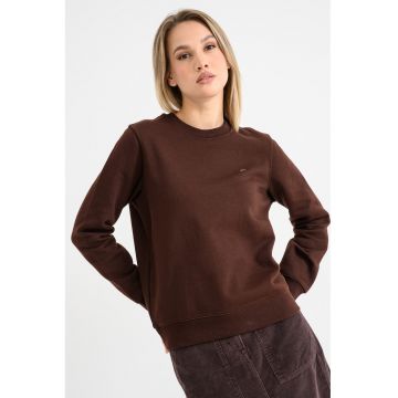 Bluza de trening cu decolteu la baza gatului