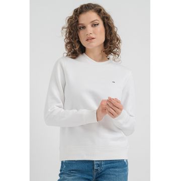 Bluza de trening cu decolteu la baza gatului