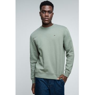 Bluza de trening cu decolteu la baza gatului si logo discret