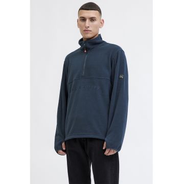 Bluza de trening cu fermoar si imprimeu logo