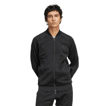 Bluza de trening cu fermoar si logo