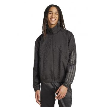 Bluza de trening cu fermoar si logo