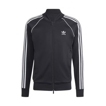 Bluza de trening cu fermoar si logo