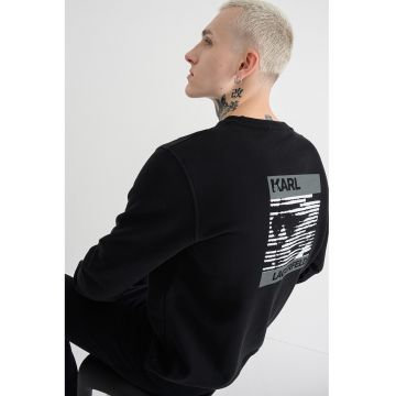 Bluza de trening cu imprimeu pe partea din spate Bluza de trening cu imprimeu pe partea din spate