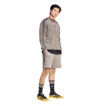 Bluza de trening cu logo broda si aspect decolorat Bluza de trening cu logo broda si aspect decolorat