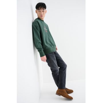 Bluza de trening din amestec de bumbac cu imprimeu logo