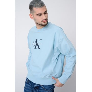 Bluza de trening din amestec de bumbac cu imprimeu logo