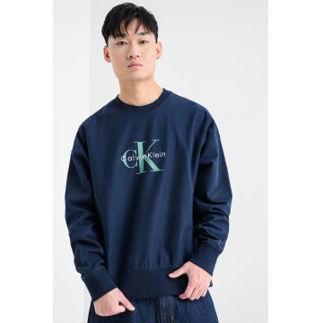 Bluza de trening din amestec de bumbac cu imprimeu logo