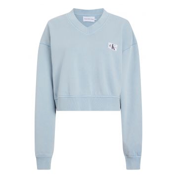 Bluza de trening din amestec de bumbac organic - cu maneci cazute