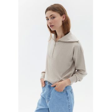 Bluza de trening lejera cu fermoar Bluza de trening lejera cu fermoar