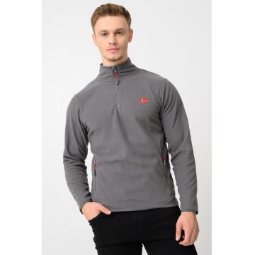 Bluza de trening slim fit cu fermoar Ulysse