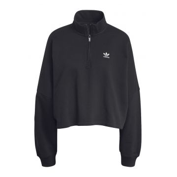 Bluza de trening supradimensionata cu fenta cu fermoar