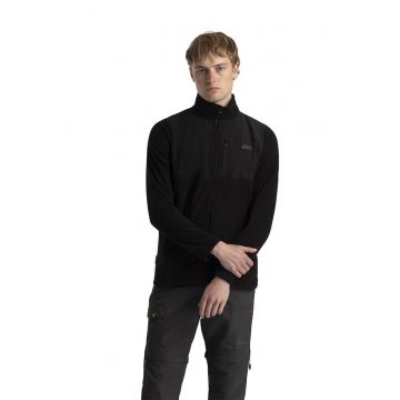 Bluza din fleece cu fermoar si segmente contrastante Falkenham