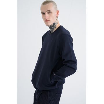 Bluza regular fit de trening din amestec de bumbac Bluza regular fit de trening din amestec de bumbac