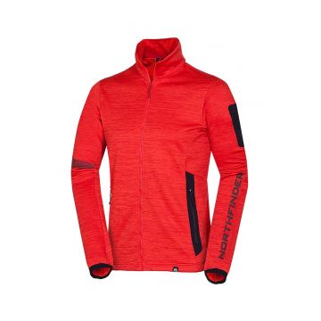 Bluza sport regular fit cu fermoar pentru trekking Banks