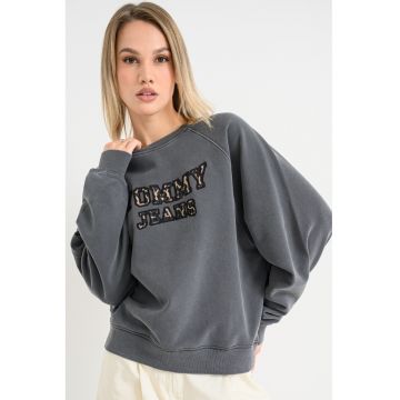 Bluza supradimensionata de trening cu maneci raglan