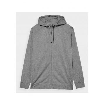 Hanorac barbati -  gri - uscare rapida - material sintetic - gluga ajustabila