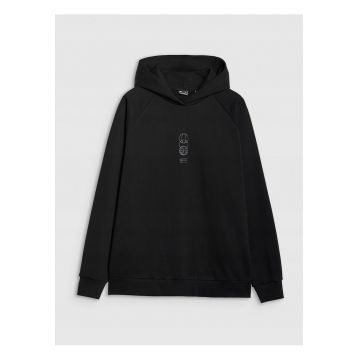 Hanorac barbati  negru - sportiv - bumbac 100% -