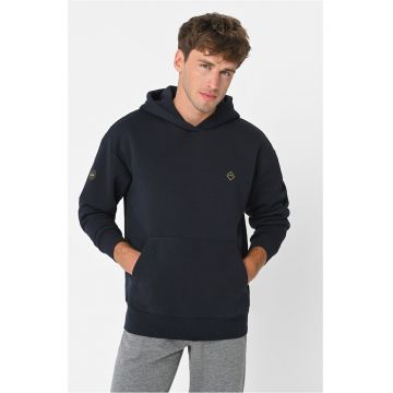 Hanorac cu buzunar kangaroo  B-Caro - bleumarin