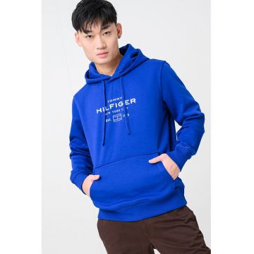 Hanorac cu buzunar kangaroo si logo