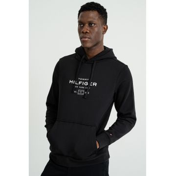 Hanorac cu buzunar kangaroo si logo