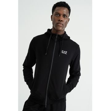 Hanorac cu buzunare laterale si fermoar