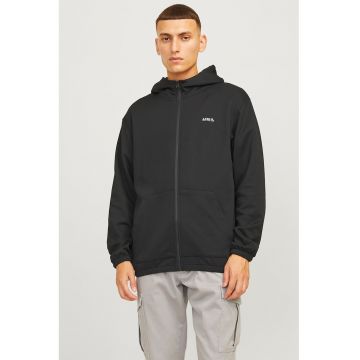 Hanorac cu fermoar si buzunare oblice Basic Hanorac cu fermoar si buzunare oblice Basic