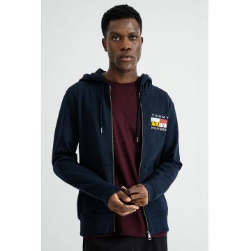 Hanorac cu fermoar si logo