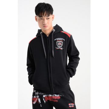 Hanorac cu fermoar si logo Finion