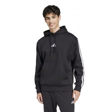 Hanorac cu imprimeu logo si buzunar kangaroo