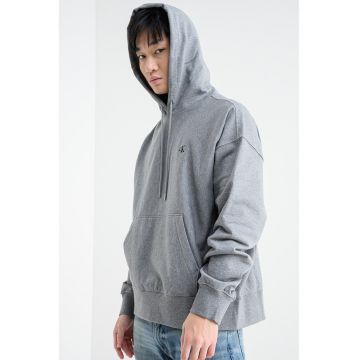 Hanorac cu snur de ajustare si buzunar kangaroo