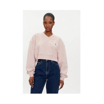 Hanorac dama -  roz - bumbac