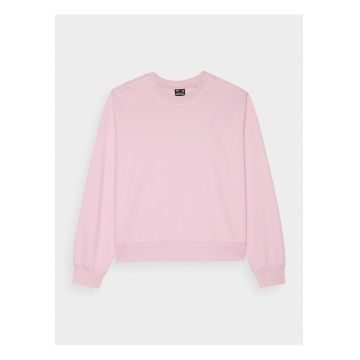 Hanorac dama  roz - fara fermoar - fara gluga - bumbac