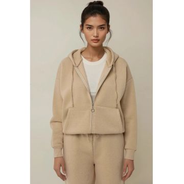 Hanorac dama  supradimensionat - cu fermoar