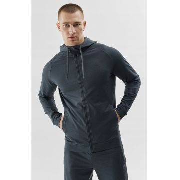 Hanorac de Antrenament pentru Barbati  Gluga Reglabila - 4FDry - Antracit - AW24