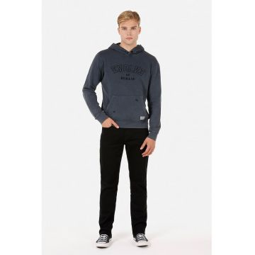 Hanorac de bumbac cu buzunar kangaroo Hanorac de bumbac cu buzunar kangaroo