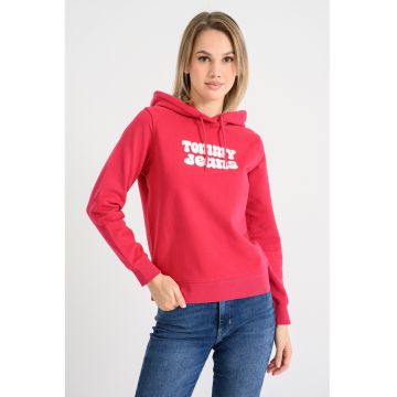 Hanorac de bumbac cu imprimeu logo