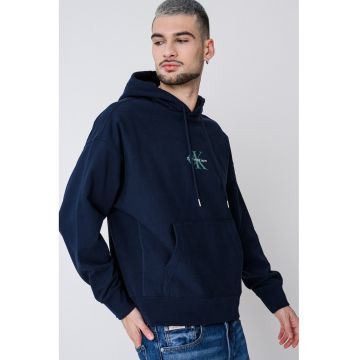 Hanorac din amestec de bumbac cu buzunar kangaroo