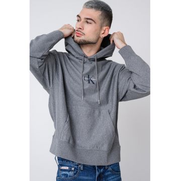 Hanorac din amestec de bumbac cu buzunar kangaroo