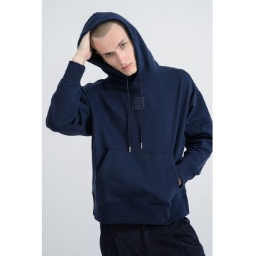 Hanorac din amestec de bumbac cu buzunar kangaroo Hanorac din amestec de bumbac cu buzunar kangaroo