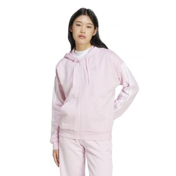 Hanorac din amestec de bumbac cu fermoar